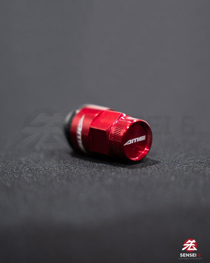 [IN STOCK] AME 40 Type 2pcs Shell Type Lock & Nut Set / M12x1.50 / Red