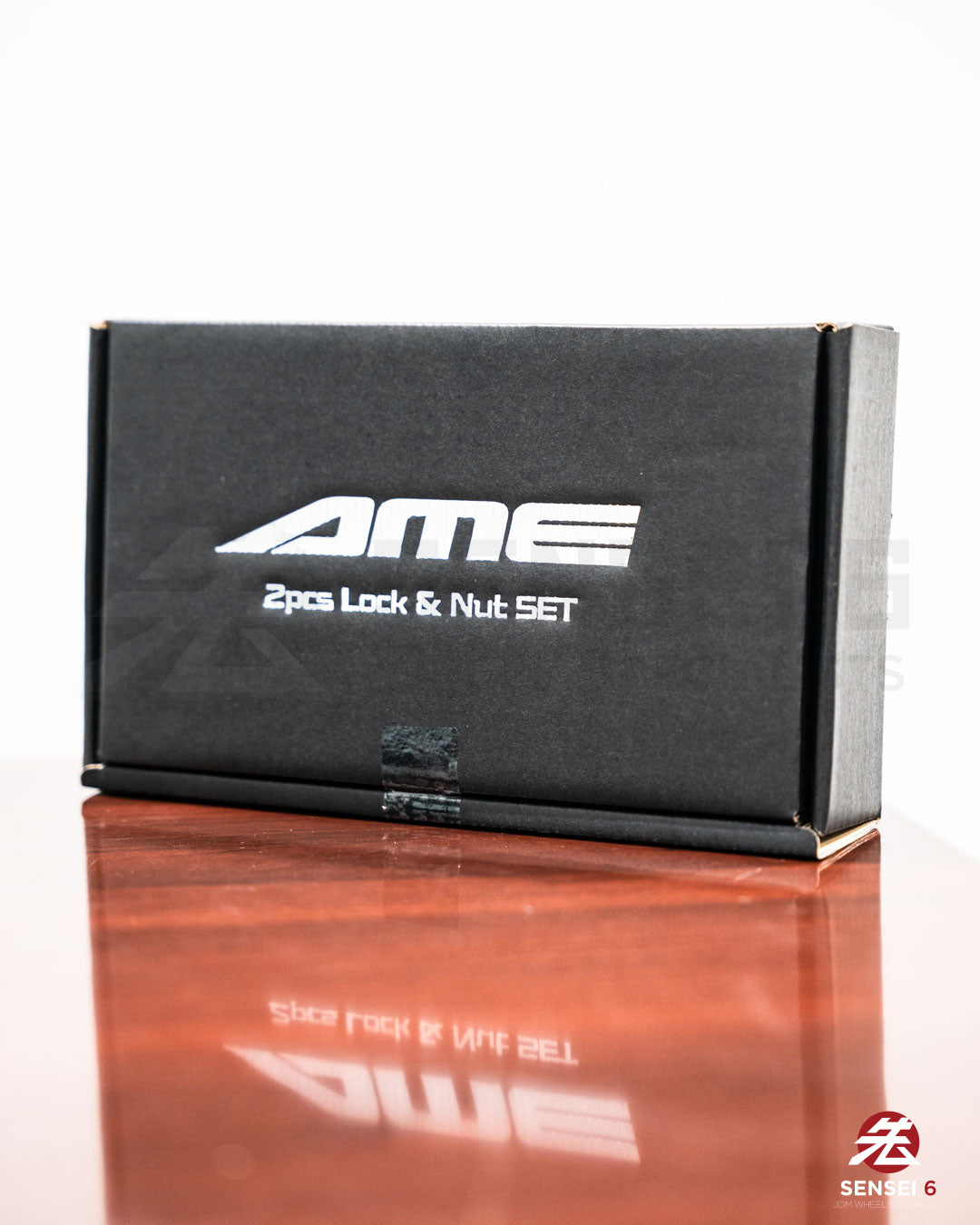 [IN STOCK] AME 40 Type 2pcs Shell Type Lock & Nut Set / M12x1.25 / Black