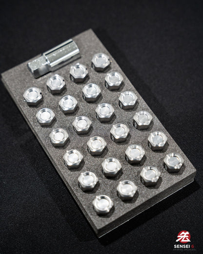 [IN STOCK] Rays Dura-Nut L37 Straight Lug & Lock Set (20 + 4pcs) / M12x1.50 / Gunmetallic