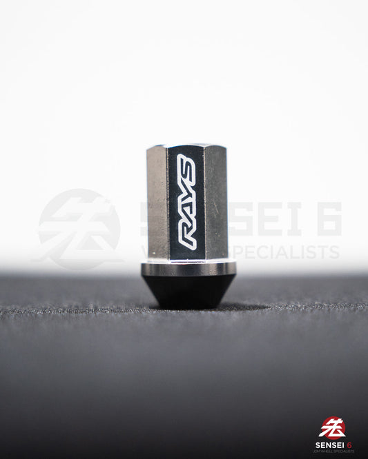 [SOLD OUT] Rays Dura-Nut L42 Straight Lug & Lock Set (16 + 4pcs) / M12x1.25 / Gunmetallic