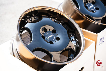 AME Shallen LX / 18x9 +18, 18x10 +18 / 5x114.3 / Black (BLK), Bronze Anodized Rim (G)