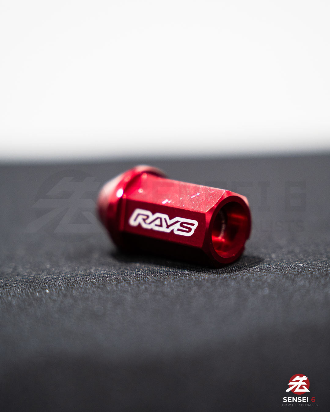 [IN STOCK] Rays Dura-Nut L42 Straight Lug & Lock Set (16 + 4pcs) / M12x1.50 / Red