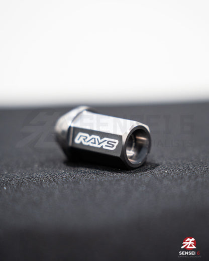 [IN STOCK] Rays Dura-Nut L42 Straight Lug & Lock Set (16 + 4pcs) / M12x1.25 / Gunmetallic