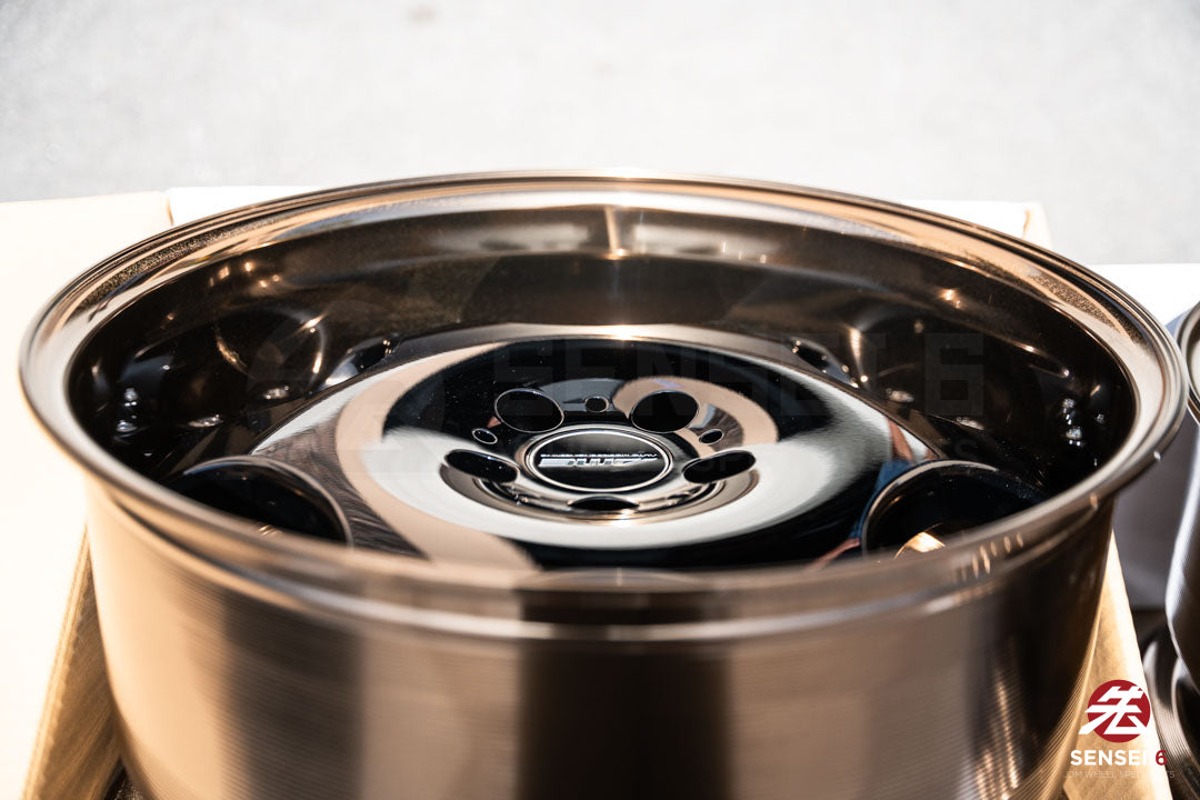 AME Shallen LX / 18x9 +18, 18x10 +18 / 5x114.3 / Black (BLK), Bronze Anodized Rim (G)