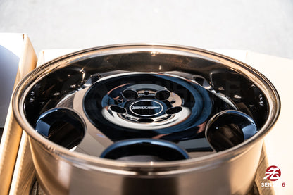 AME Shallen LX / 18x9 +18, 18x10 +18 / 5x114.3 / Black (BLK), Bronze Anodized Rim (G)