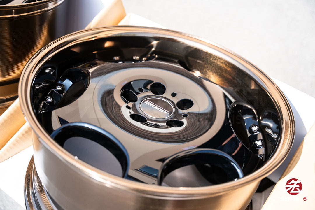 AME Shallen LX / 18x9 +18, 18x10 +18 / 5x114.3 / Black (BLK), Bronze Anodized Rim (G)