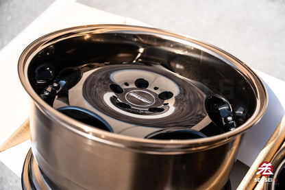 AME Shallen LX / 18x9 +18, 18x10 +18 / 5x114.3 / Black (BLK), Bronze Anodized Rim (G)