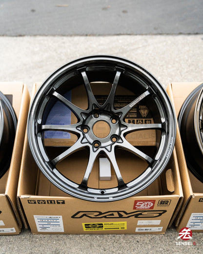 Volk CE28N-Plus / 18x9.5 +22 / 5x114.3 / ダイヤモンドダークガンメタル