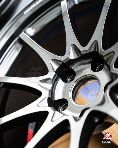 Volk CE28N-Plus / 18x9.5 +22 / 5x114.3 / ダイヤモンドダークガンメタル