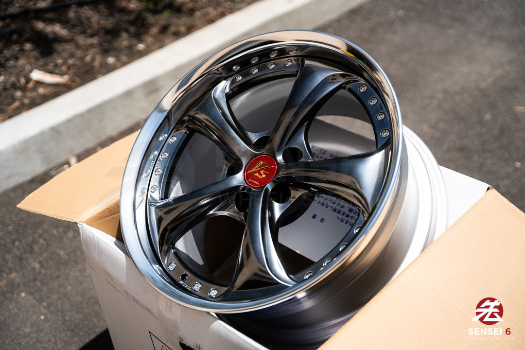 Work VSKF♯ / 18x9.5 +27 / 5x114.3 / Brilliant Silver Black (BSB)
