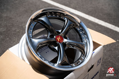 Work VSKF♯ / 18x9.5 +27 / 5x114.3 / Brilliant Silver Black (BSB)