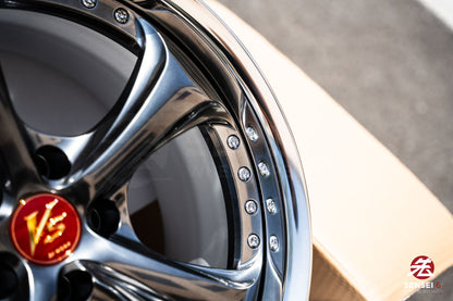 Work VSKF♯ / 18x9.5 +27 / 5x114.3 / Brilliant Silver Black (BSB)