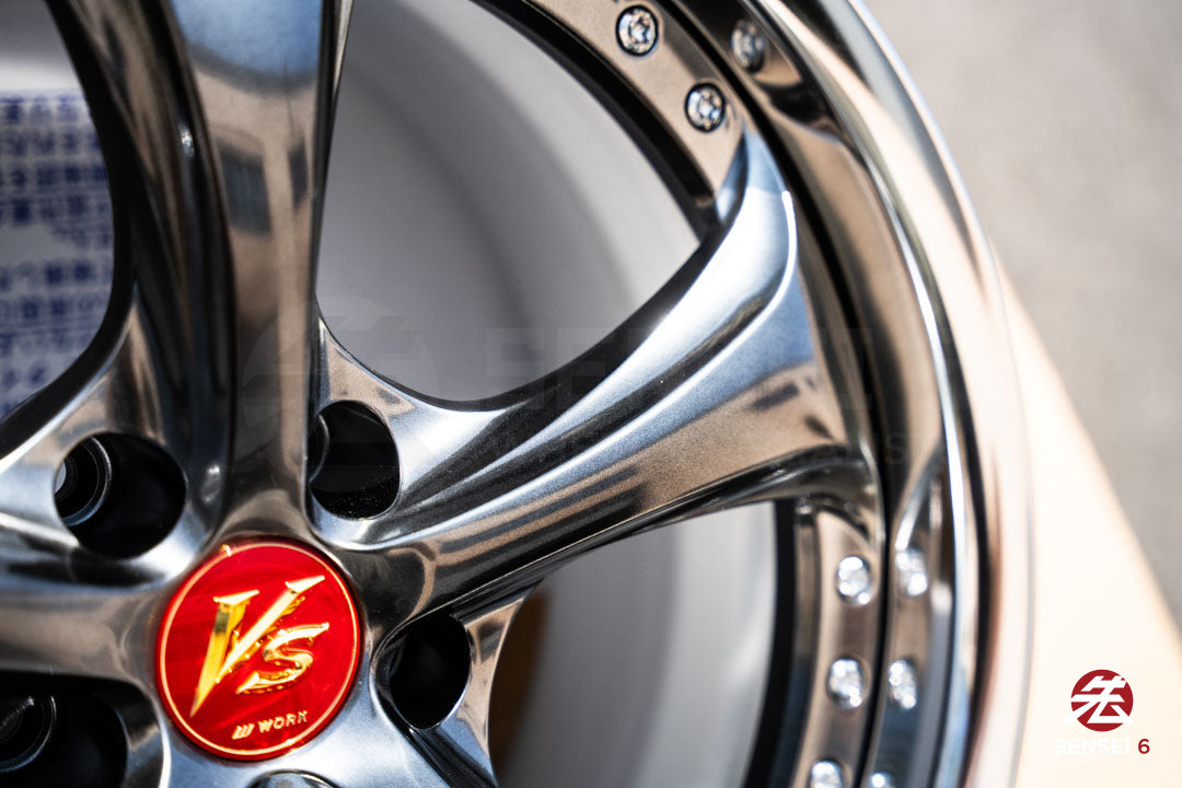 Work VSKF♯ / 18x9.5 +27 / 5x114.3 / Brilliant Silver Black (BSB)