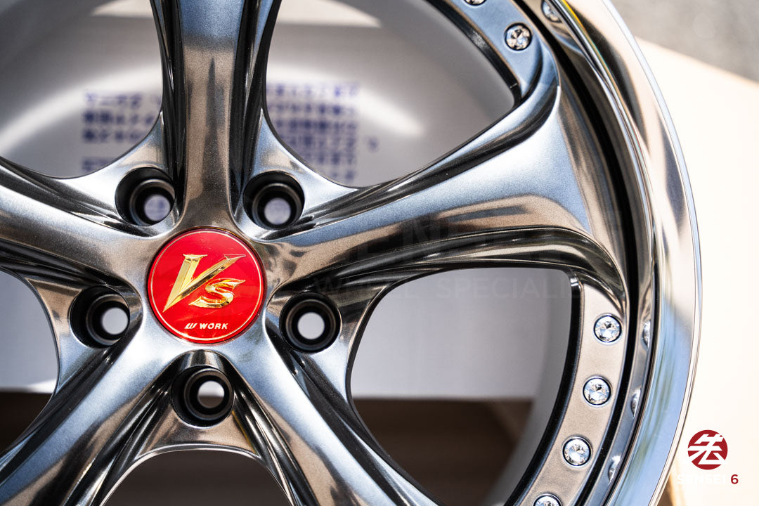 Work VSKF♯ / 18x9.5 +27 / 5x114.3 / Brilliant Silver Black (BSB)
