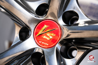 Work VSKF♯ / 18x9.5 +27 / 5x114.3 / Brilliant Silver Black (BSB)