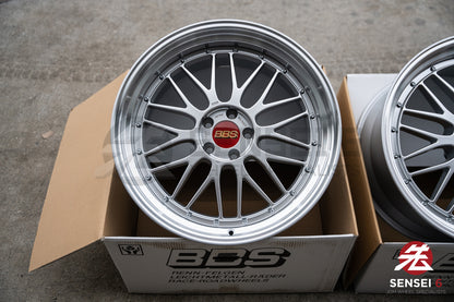 BBS LM / 20x10 +22, 20x11 +24 / 5x112 / Plata Diamante 