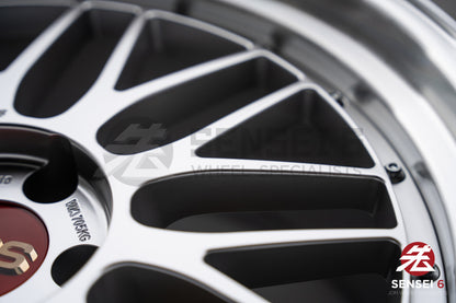 BBS LM / 20x10 +22, 20x11 +24 / 5x112 / Plata Diamante 