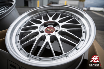 BBS LM / 20x10 +22, 20x11 +24 / 5x112 / Plata Diamante 