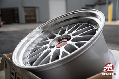 BBS LM / 20x10 +22, 20x11 +24 / 5x112 / Plata Diamante 