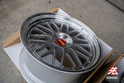 BBS LM / 20x10 +22, 20x11 +24 / 5x112 / Plata Diamante 