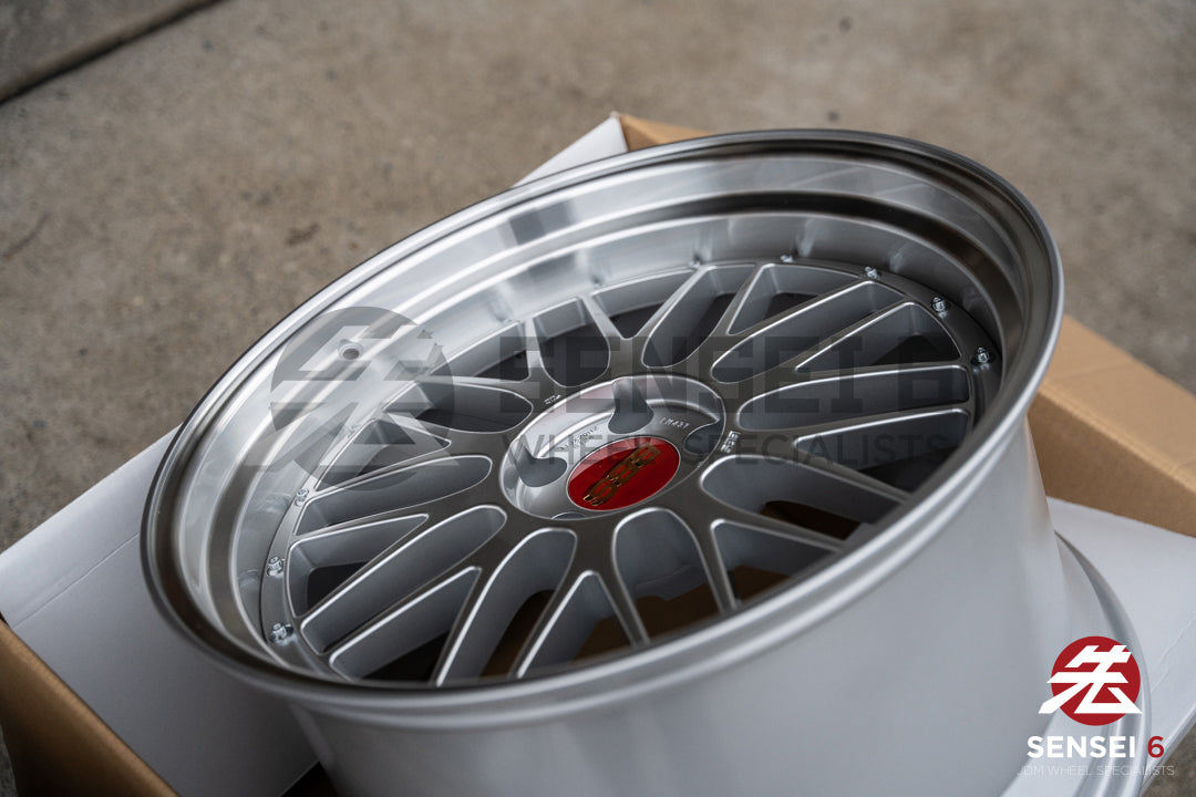 BBS LM / 20x10 +22, 20x11 +24 / 5x112 / Plata Diamante 