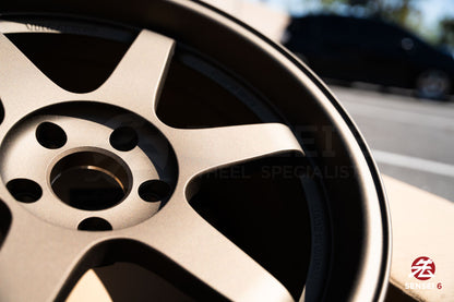 Volk TE37SL / 19x9.5 +21, 19x11 +34 / 5x120 / マットガンブロンズ (MZ)