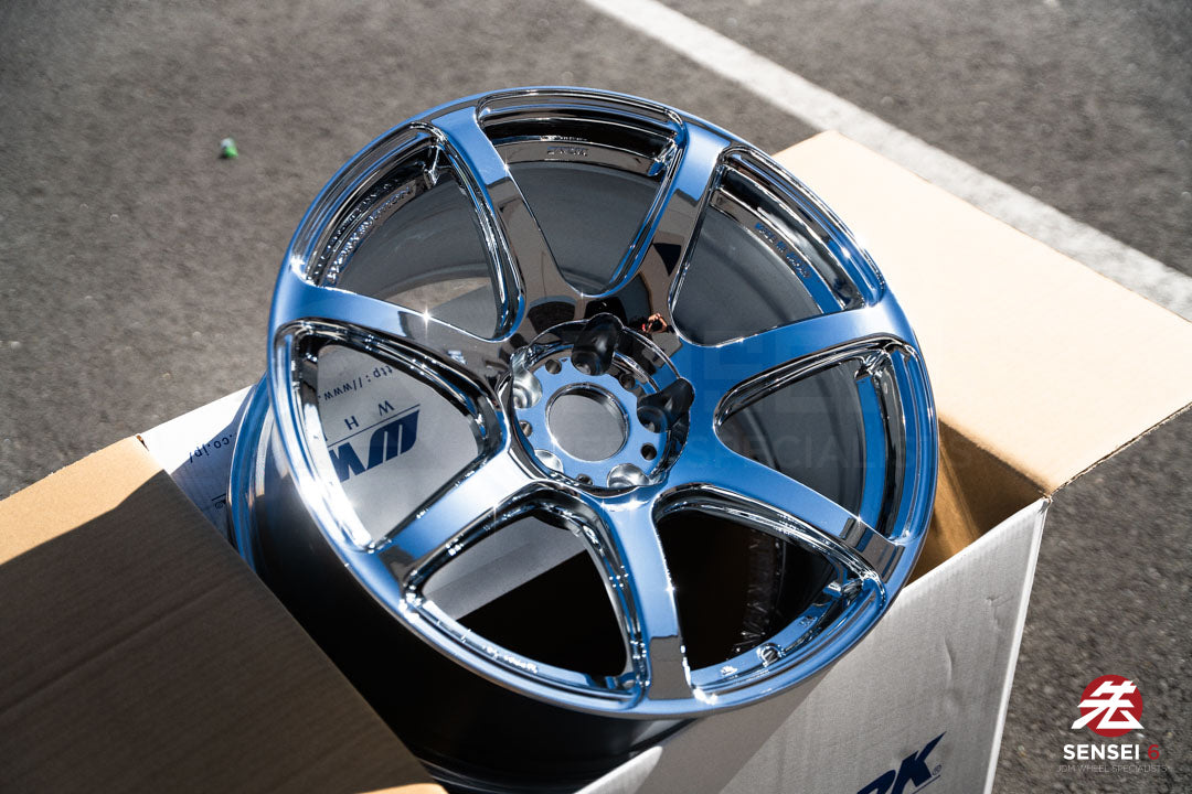 Work Emotion T7R 1P / 18x9.5 +22 / 5x114.3 / Chrome – Sensei 6
