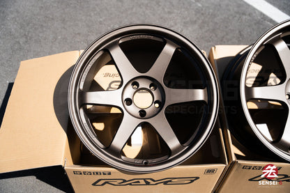 Volk TE37SL / 19x9.5 +22、19x10.5 +35 / 5x112 / ダイヤモンドシルバー