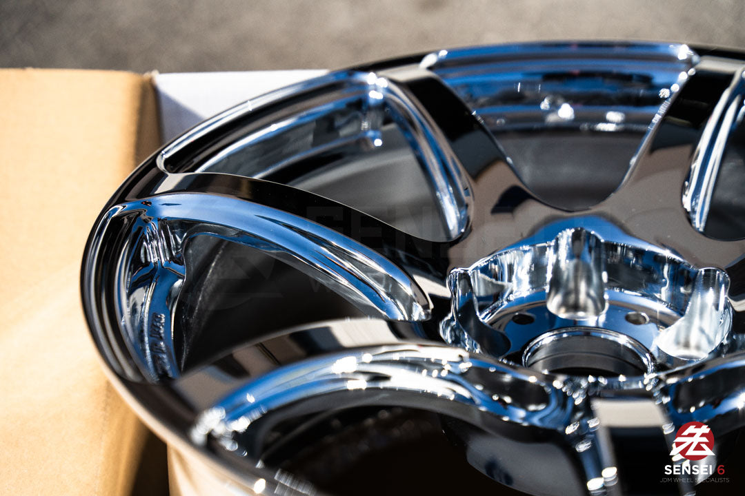 Work Emotion T7R 1P / 18x9.5 +22 / 5x114.3 / Chrome – Sensei 6
