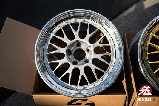 BBS E88 (Race Pocket) / 18x10 +22, 18x11 +35 / 5x120 / Plata 
