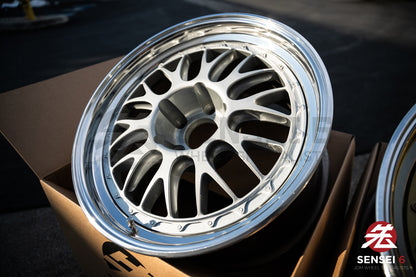 BBS E88 (Race Pocket) / 18x10 +22, 18x11 +35 / 5x120 / Plata 