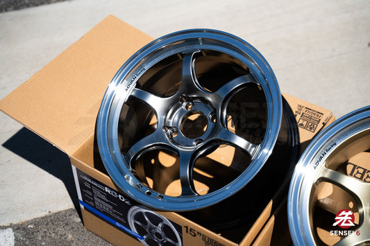 Advan RG-D2 / 15x8 +35 / 4x100 / Machining & Racing Hyper Black (MHB)