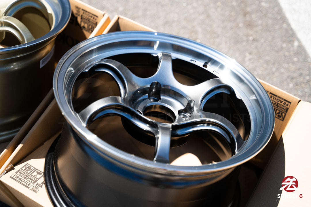 Advan RG-D2 / 15x8 +35 / 4x100 / Machining & Racing Hyper Black (MHB)