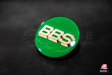 Load image into Gallery viewer, BBS Logo Emblem 70mm (Green/Gold)
