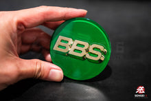 Load image into Gallery viewer, BBS Logo Emblem 70mm (Green/Gold)
