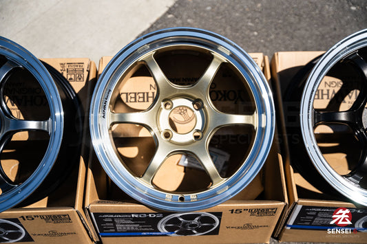 Advan RG-D2 / 15x8 +35 / 4x100 / Machining & Champagne Gold (MCG)