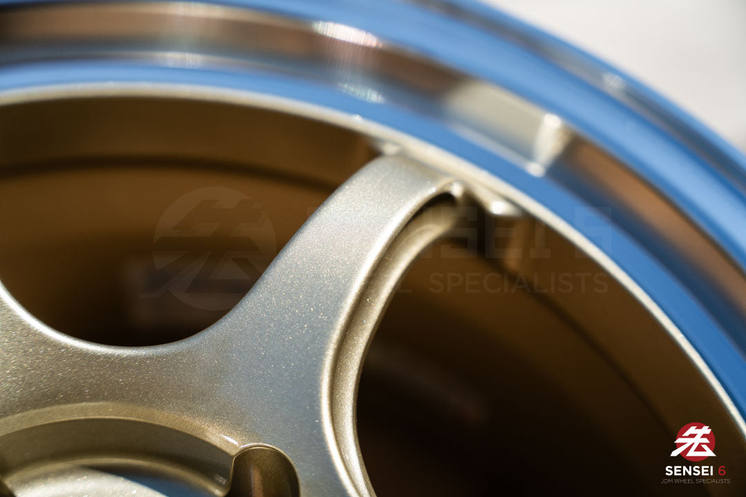 Advan RG-D2 / 15x8 +35 / 4x100 / Machining & Champagne Gold (MCG)