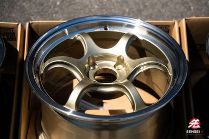 Advan RG-D2 / 15x8 +35 / 4x100 / Machining & Champagne Gold (MCG)