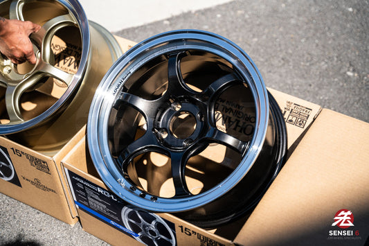 Advan RG-D2 / 15x8 +35 / 4x100 / Machining & Black Gunmetallic (MBG)