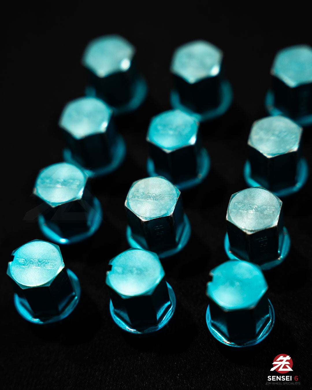 【在庫あり】レイズ デュラナット L37 ストレート ラグ＆ロックセット (20個 + 4個) / M12x1.50 / ガンメタリック