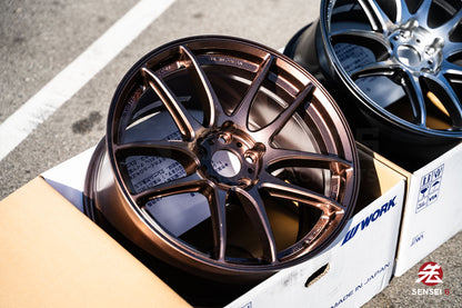 Work Emotion CR Shigoku / 18x9.5 +38 / 5x114.3 / Armed Titanium (AMG)
