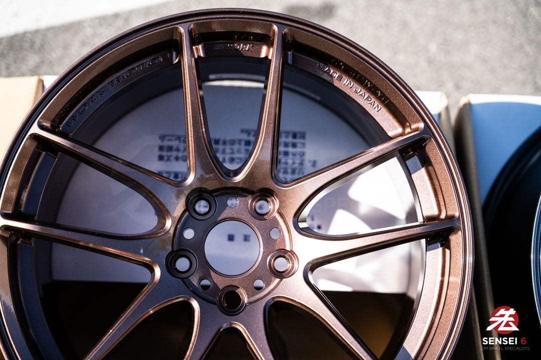 Work Emotion CR Shigoku / 18x9.5 +38 / 5x114.3 / Armed Titanium (AMG)