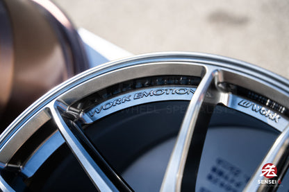 Work Emotion CR Shigoku / 18x9.5 +38 / 5x114.3 / Glow Gunmetal (GGM)