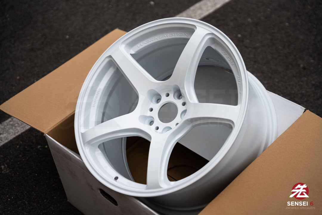 Work Emotion T5R 1P / 18x9.5 +38 / 5x114.3 / Ice White (ICW)