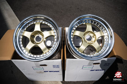 Work Meister S1 3P / 18x9.5 +24 / 5x114.3 / Platinum Gold (PG)