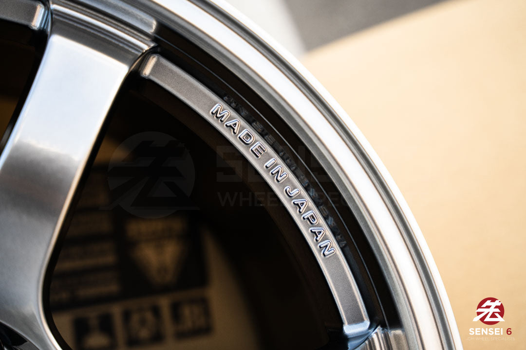 Gram Lights 57DR / 18x9.5 +22 / 5x114.3 / Grace Silver (GT) – Sensei 6