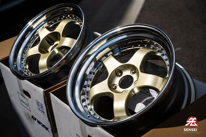 Work Meister S1 3P / 18x9.5 +24 / 5x114.3 / Platinum Gold (PG)