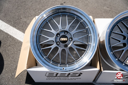 BBS LM / 19x9.5 +23, 19x11 +35 / 5x112 / Diamante Negro