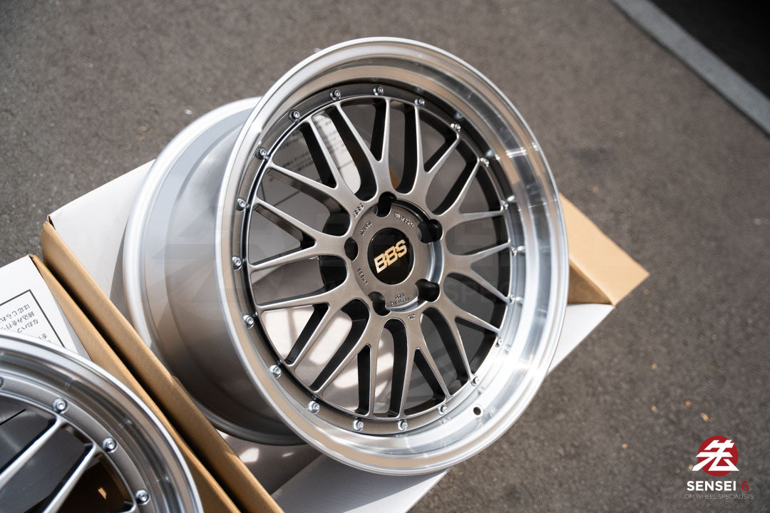 BBS LM / 19x8.5 +50, 19x11 +50 / 5x130 / Diamante Negro