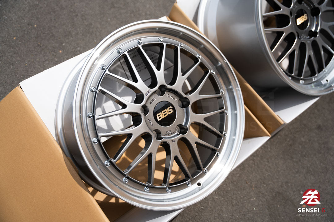 BBS LM / 19x8.5 +50, 19x11 +50 / 5x130 / Diamante Negro
